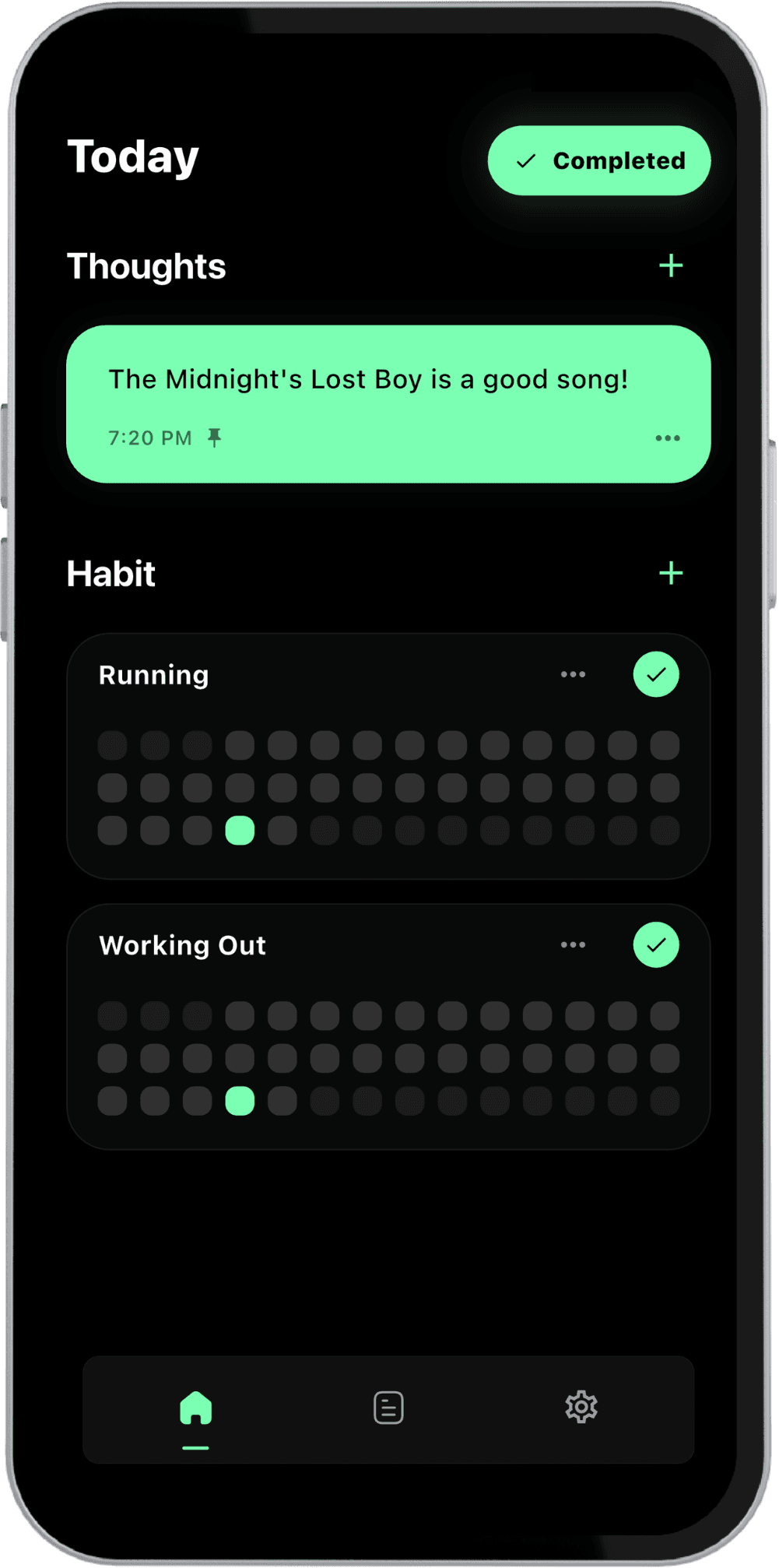NoteFour app screenshot